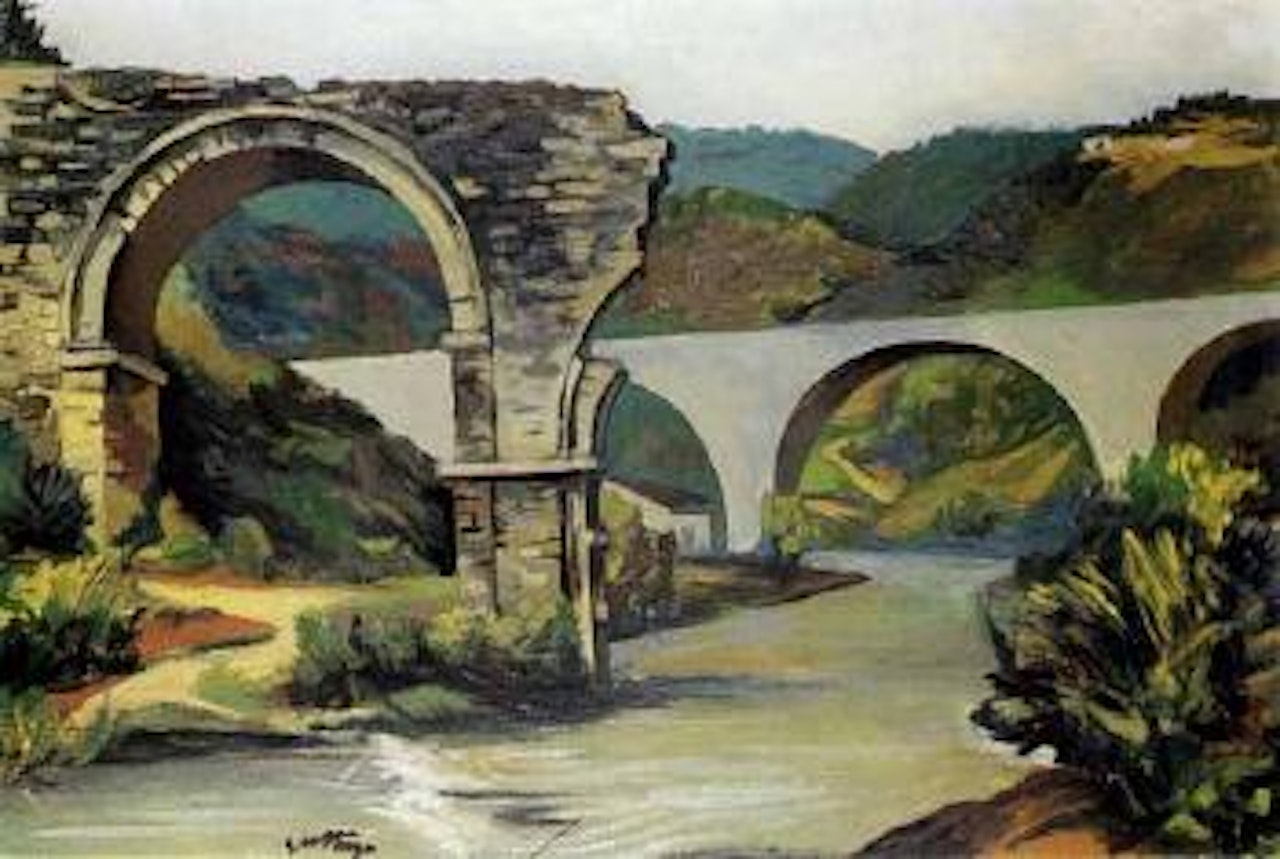 Il Ponte di Narni by Renato Guttuso