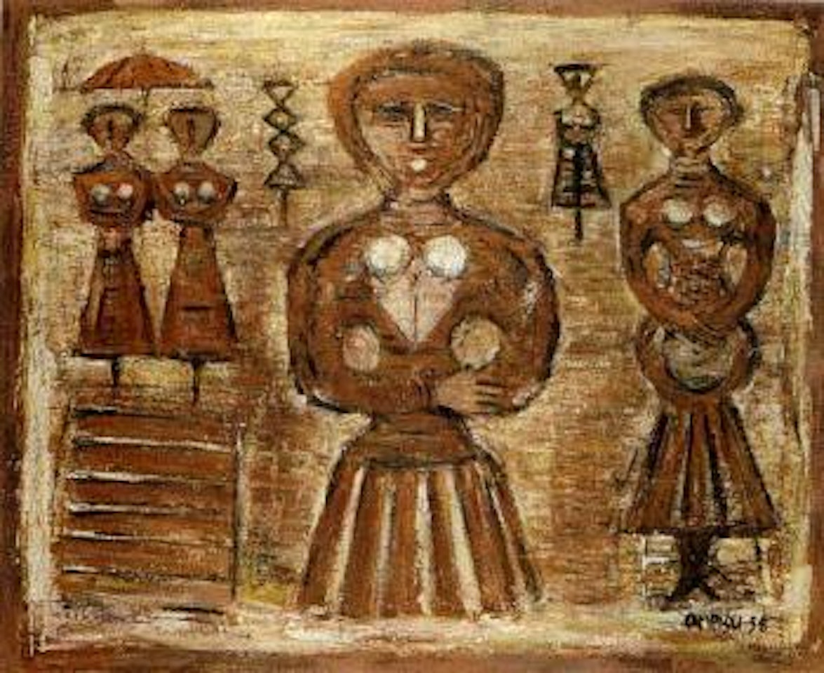 Summer afternoon by Massimo Campigli