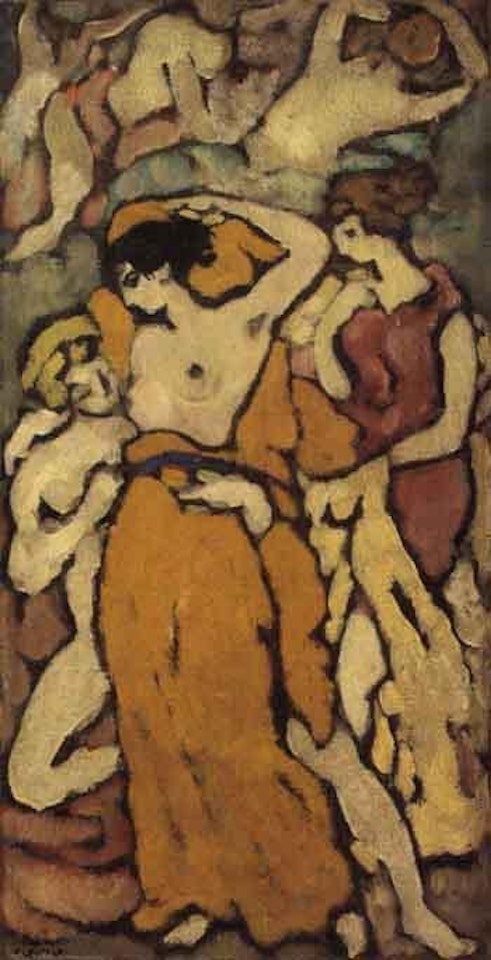 Jeune femme a la draperie by Louis Valtat