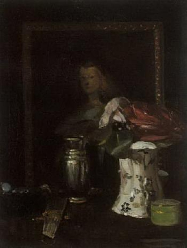 Still life with roses by George Leslie Hunter