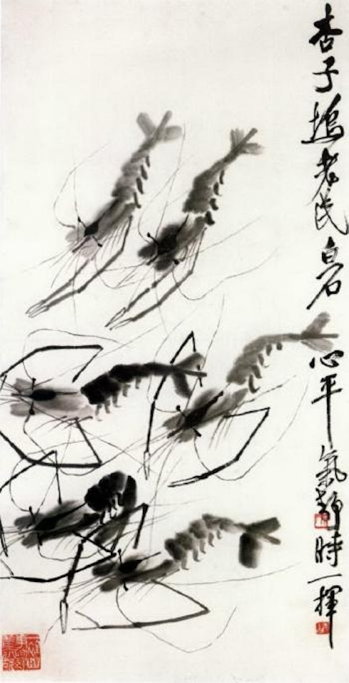 Prawns by Qi Baishi