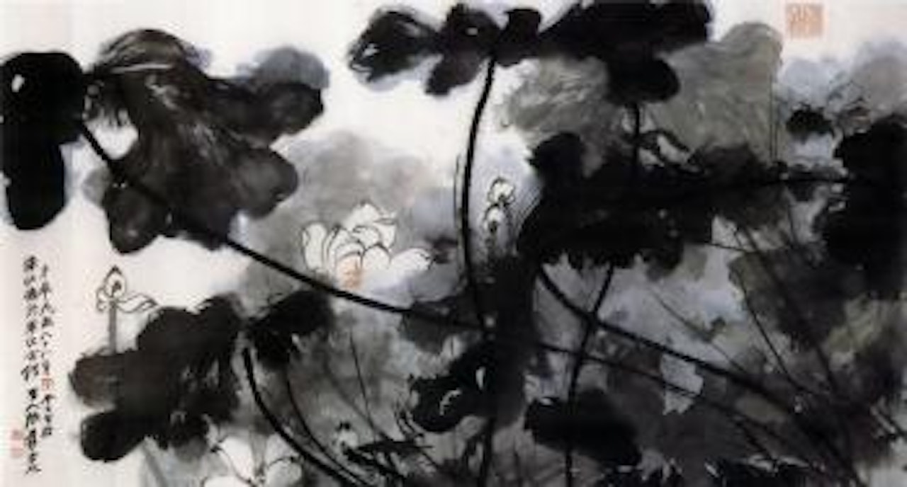 Lotus by Zhang Daqian