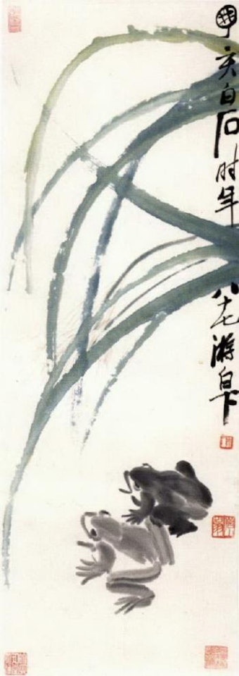 Frogs by Qi Baishi