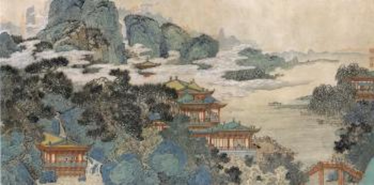Spring in Han Palace by Huang Qiuyuan