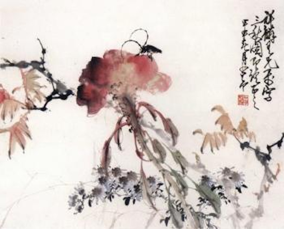 Langicorn with comb flowers by Zhao Shao'ang