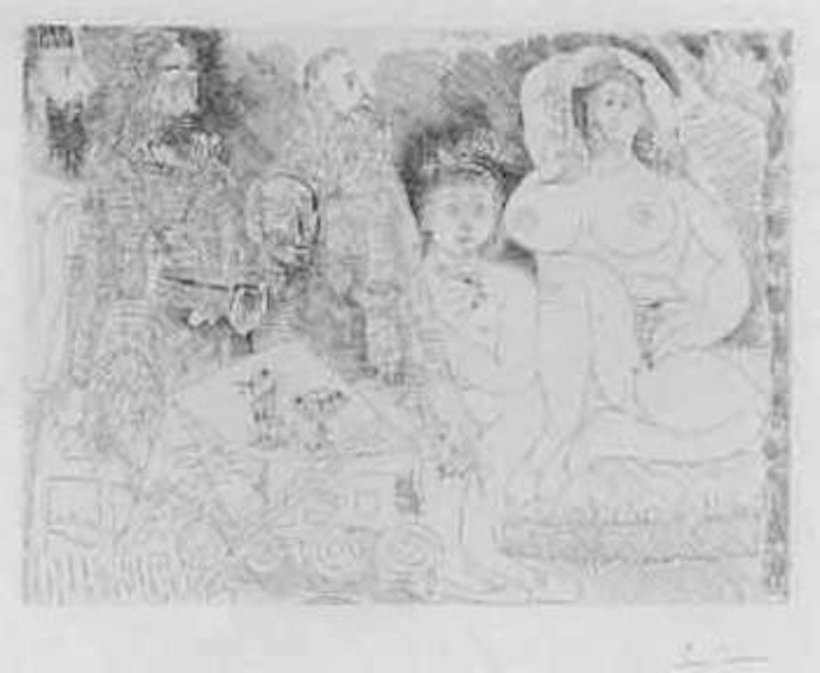 Autour de la Celestine-collatron au jardin, jeune Bacchus by Pablo Picasso