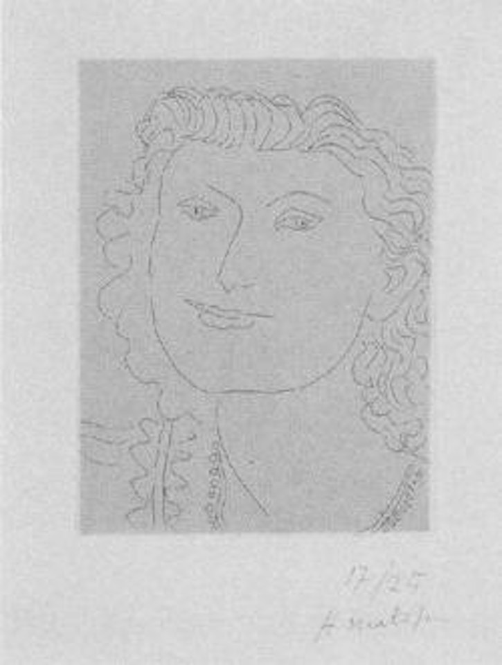 Visage souriant by Henri Matisse