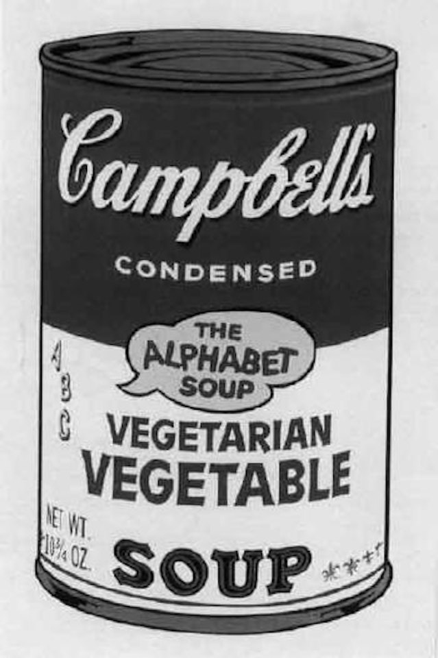 Vegetarian Vegetable, from Campbell's Soup II by Andy Warhol