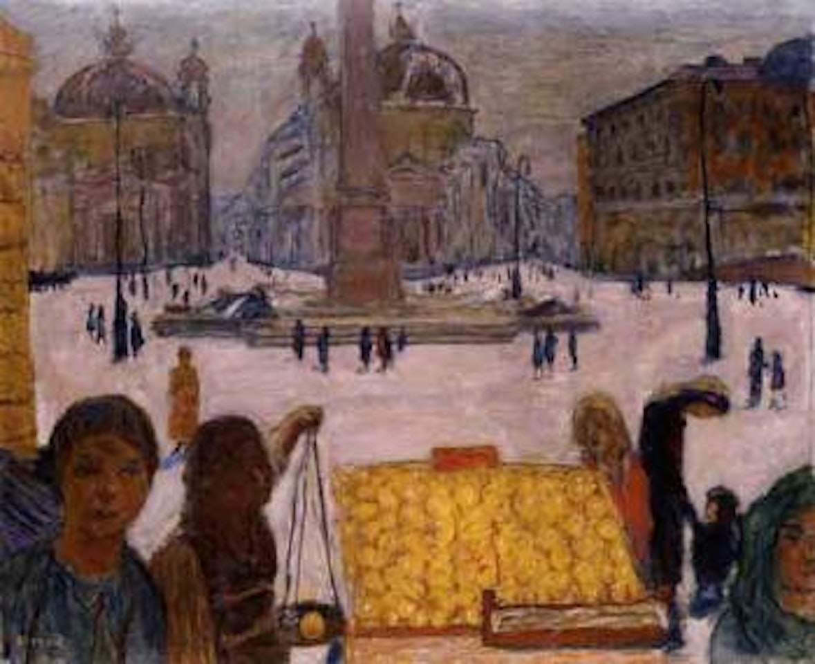 Piazza del Popolo, Rome by Pierre Bonnard