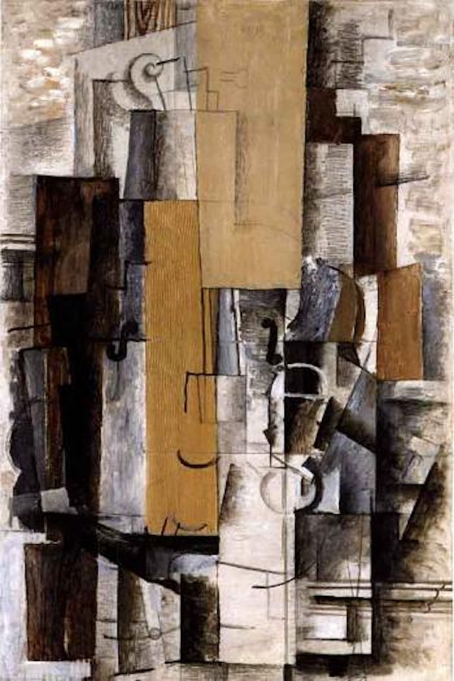 Violon et verre - Violin and glass by Georges Braque