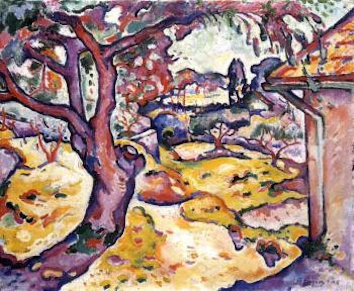 L'Olivier pres de l'Estaque - Olive tree near l'Estaque by Georges Braque