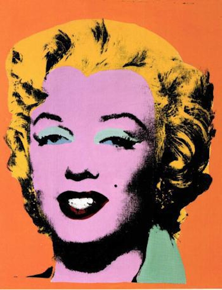 Orange Marilyn by Andy Warhol