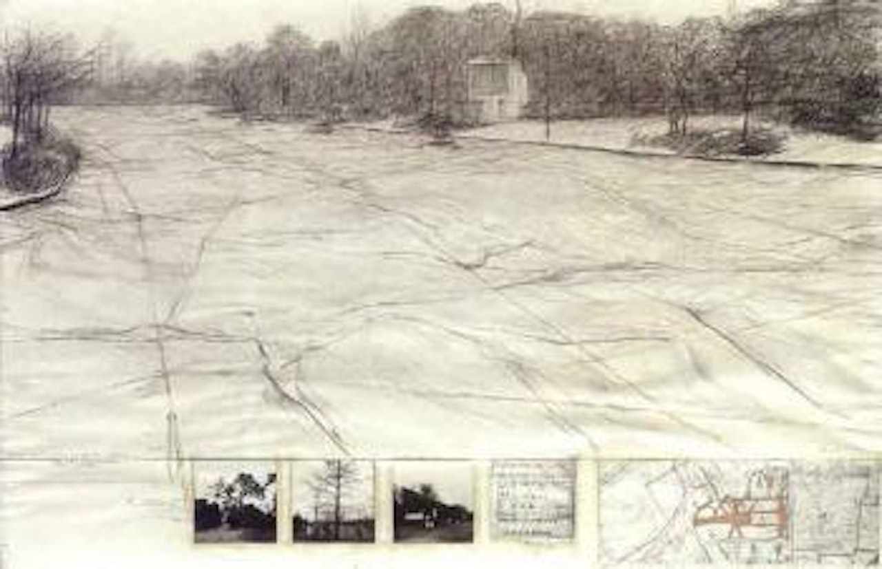 Wrapped walkway - project for Ueno Park, Tokyo by Christo