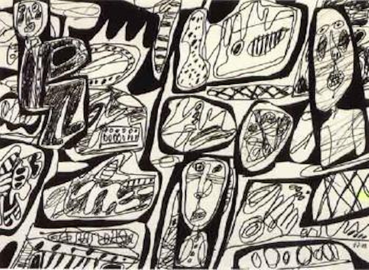 Memoration XVII by Jean Dubuffet