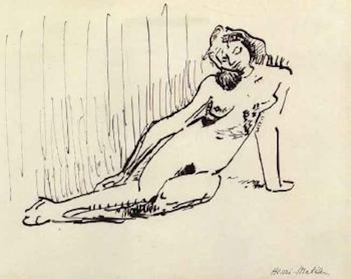 Nu allongee - reclining nude by Henri Matisse