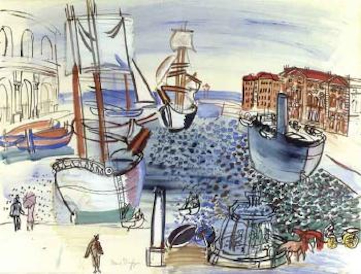 Hommage a Claude Lorrain by Raoul Dufy