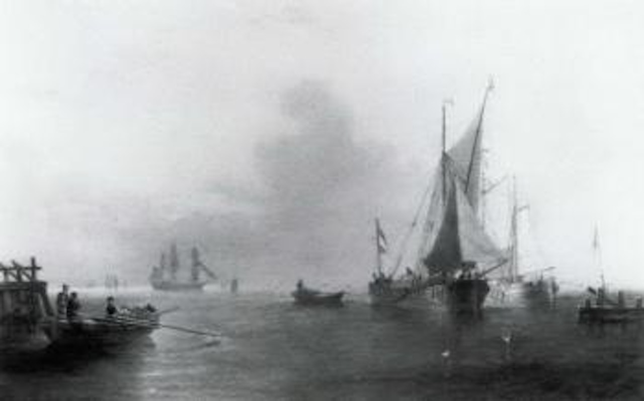 Shipping off the Dutch coast by John Wilson Carmichael