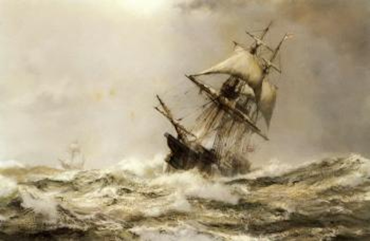 The Ark and the Dove by Montague Dawson