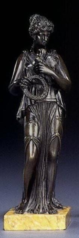 Female figures representing the four seasons by French School