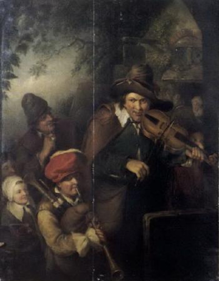 The wandering musicians by Christian Wilhelm Ernst Dietrich