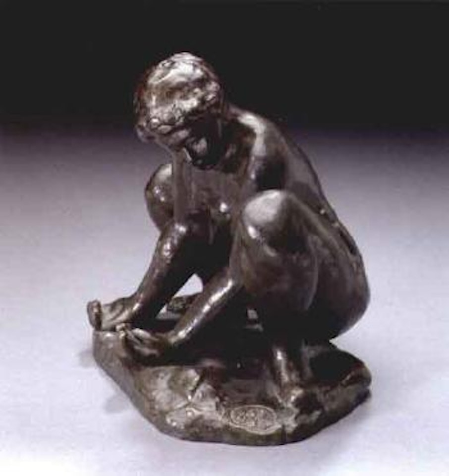 Woman with crab by Aristide Maillol