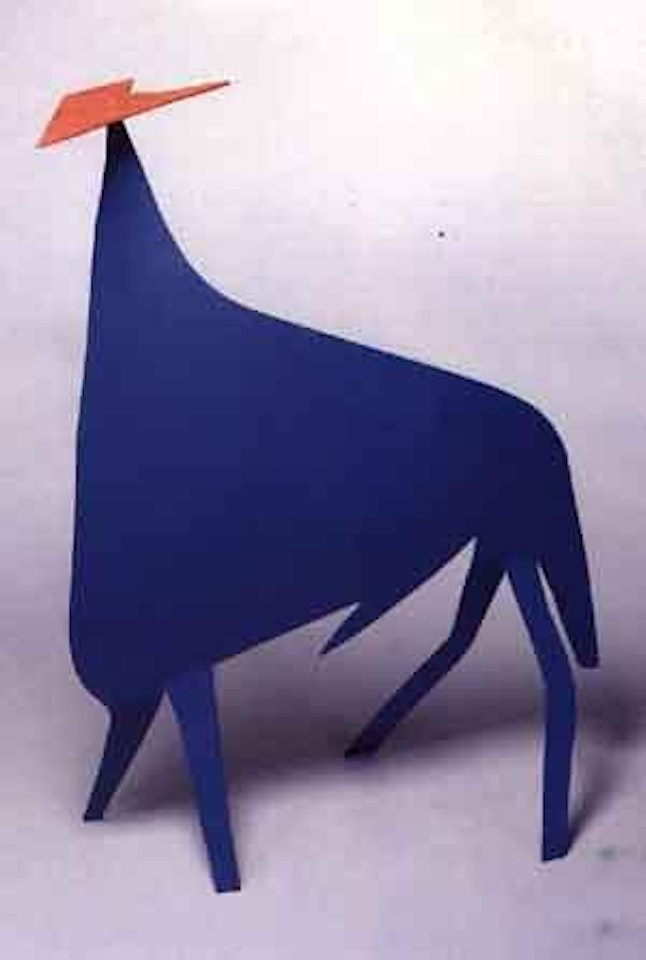 Blue bull by Alexander Calder