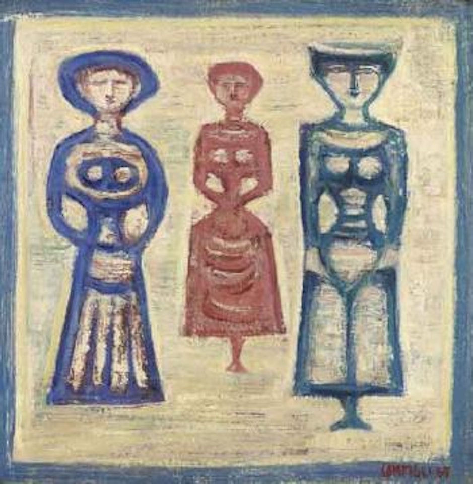 Three women by Massimo Campigli
