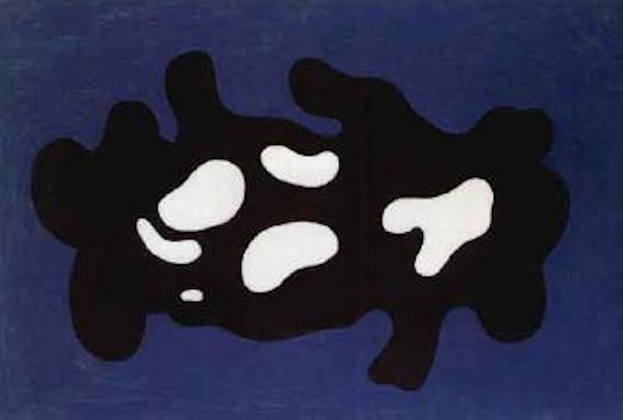 Blue decorative panel by Fernand Leger