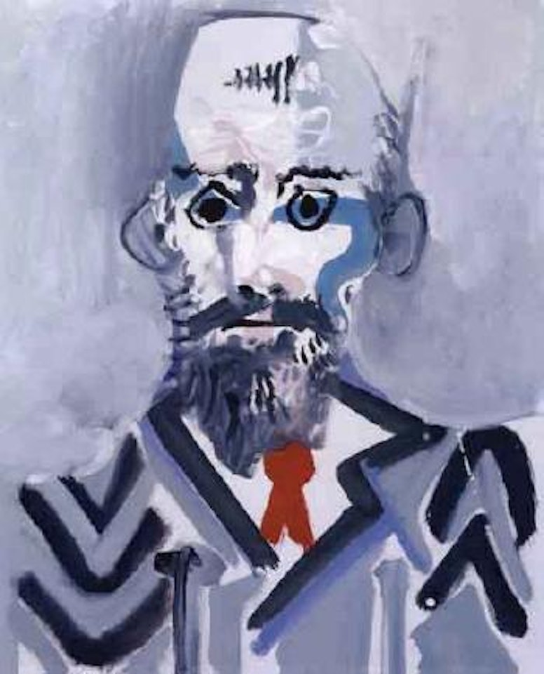 Portrait of bearded man by Pablo Picasso