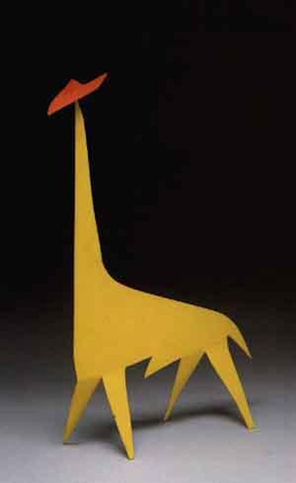 Yellow giraffe by Alexander Calder