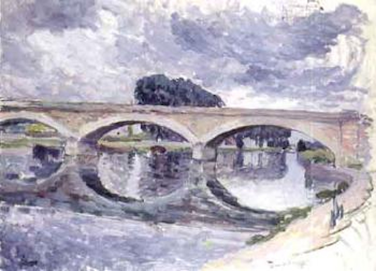 Bridge over the Marne near Lagny by Henri Lebasque