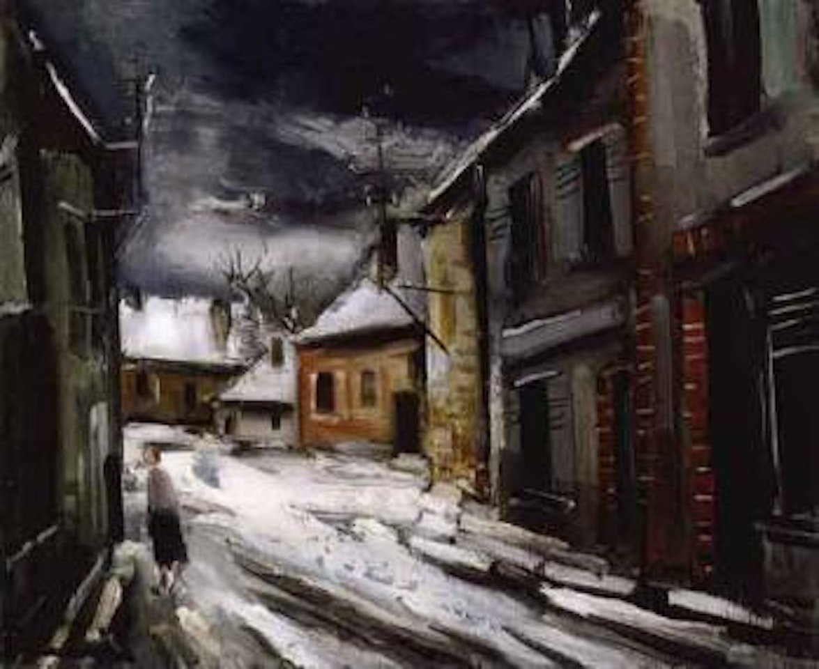 Winter landscape by Maurice de Vlaminck