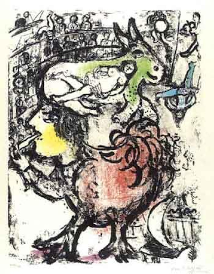 Circus pirouette by Marc Chagall