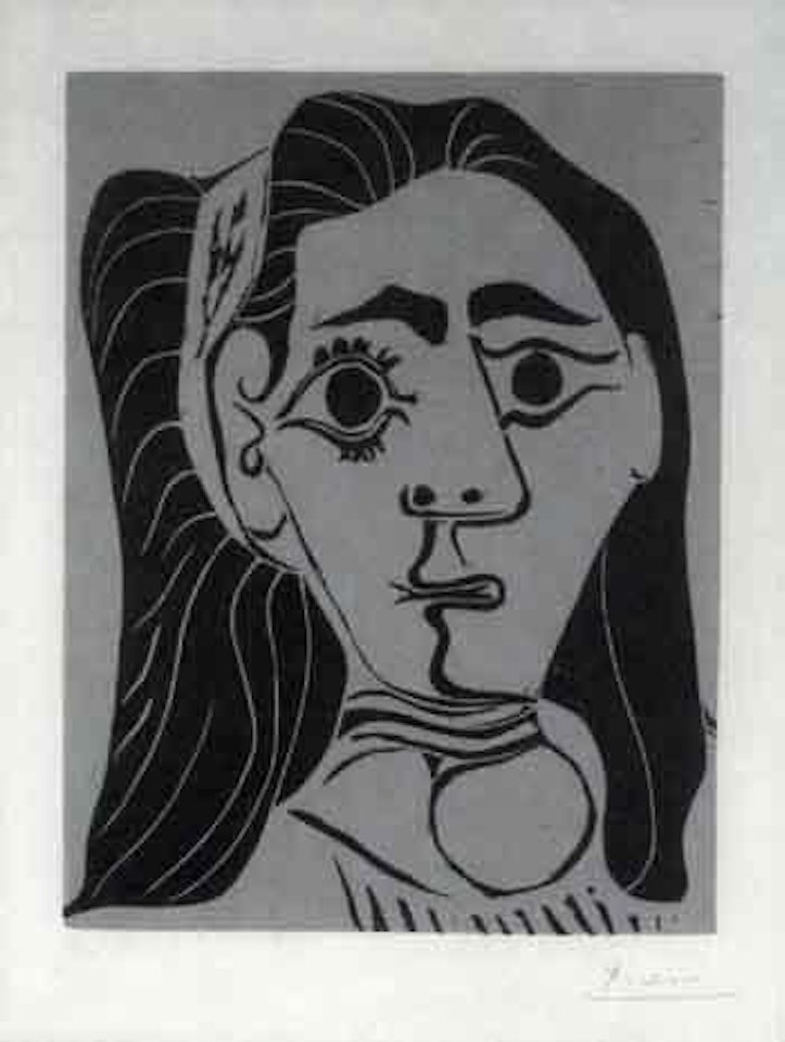 Femme aux cheveux flous by Pablo Picasso