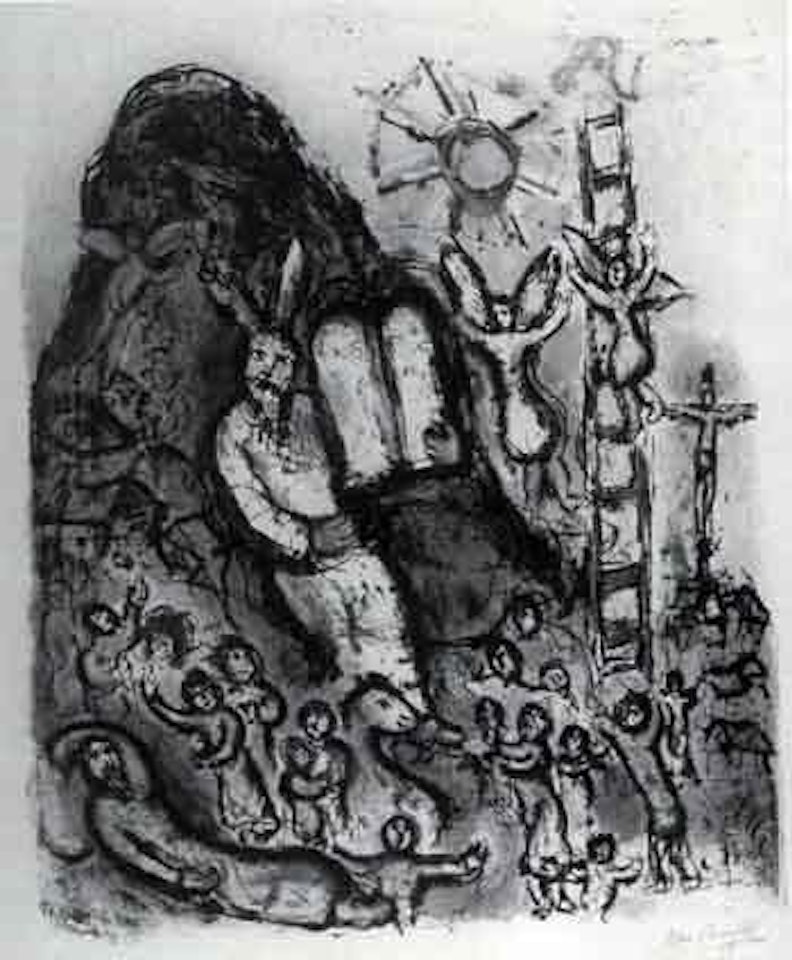 Vision of Moses by Marc Chagall
