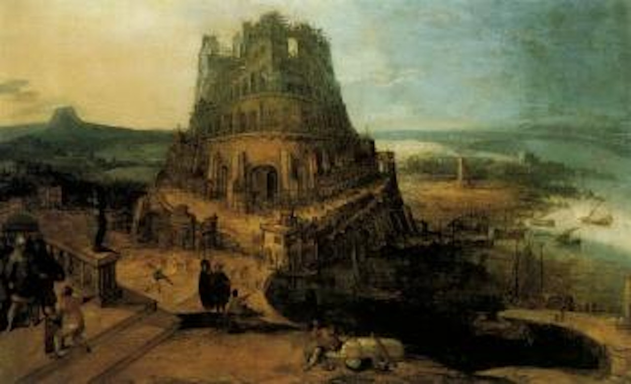 Building the Tower of Babel by Hendrick van Cleve