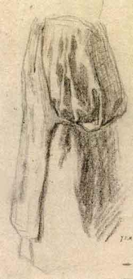 Study of an apron by Jean-François Millet