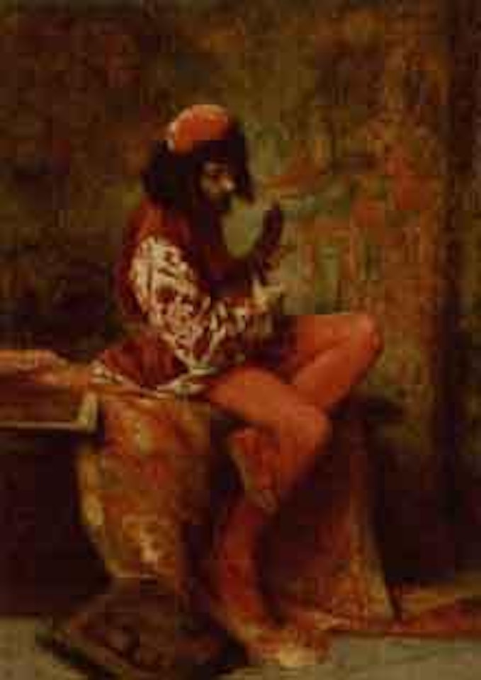 Mandolin Player by Alexei Harlamoff