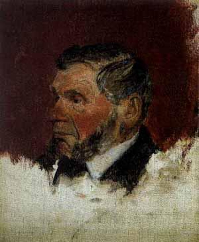 Head of a fisherman by Vilhelm Hammershoi