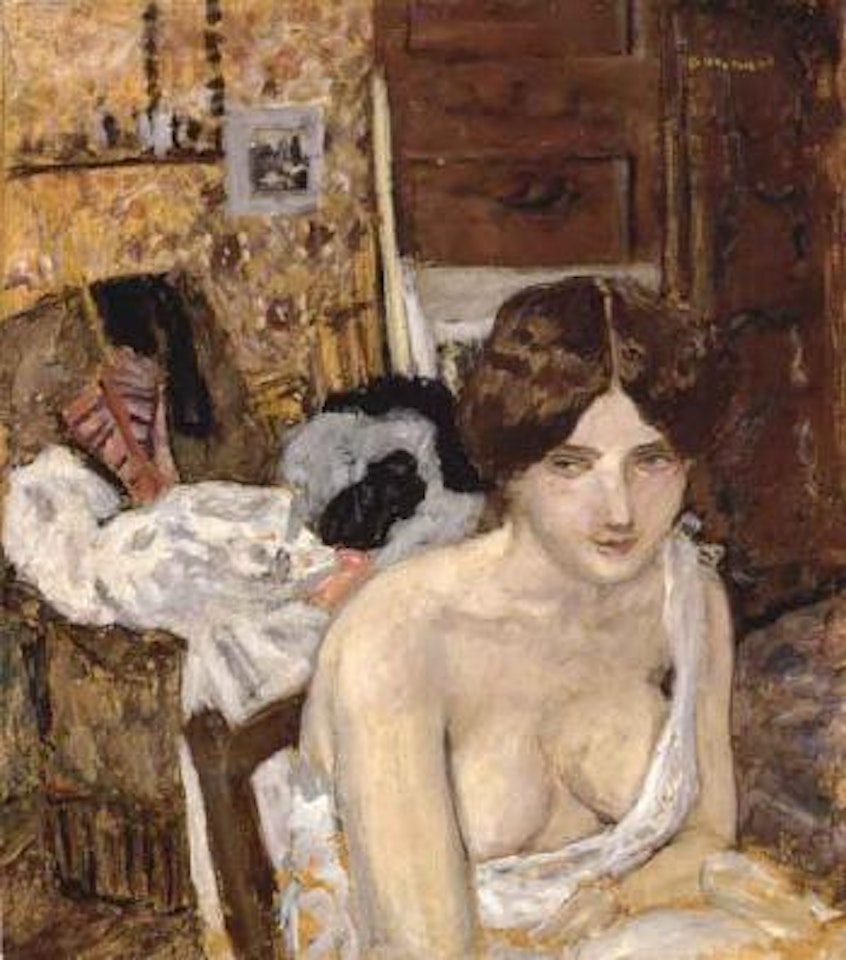 Le repos du modele - model at rest by Pierre Bonnard