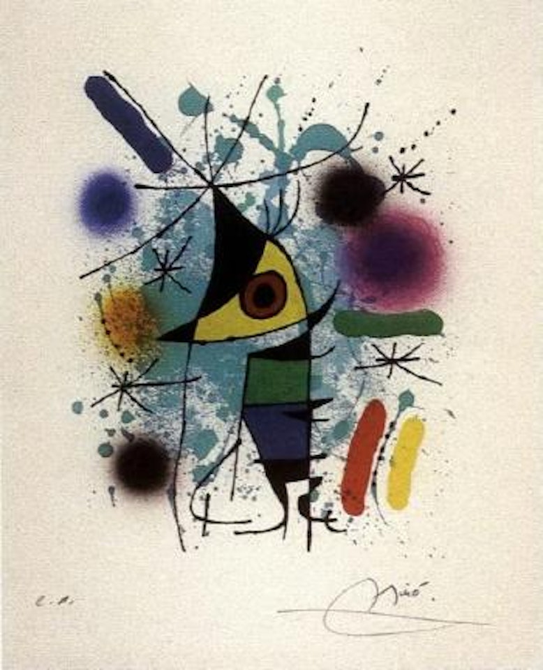 The singer by Joan Miró