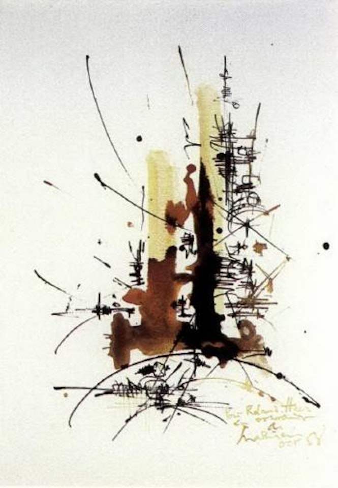 Composition by Georges Mathieu