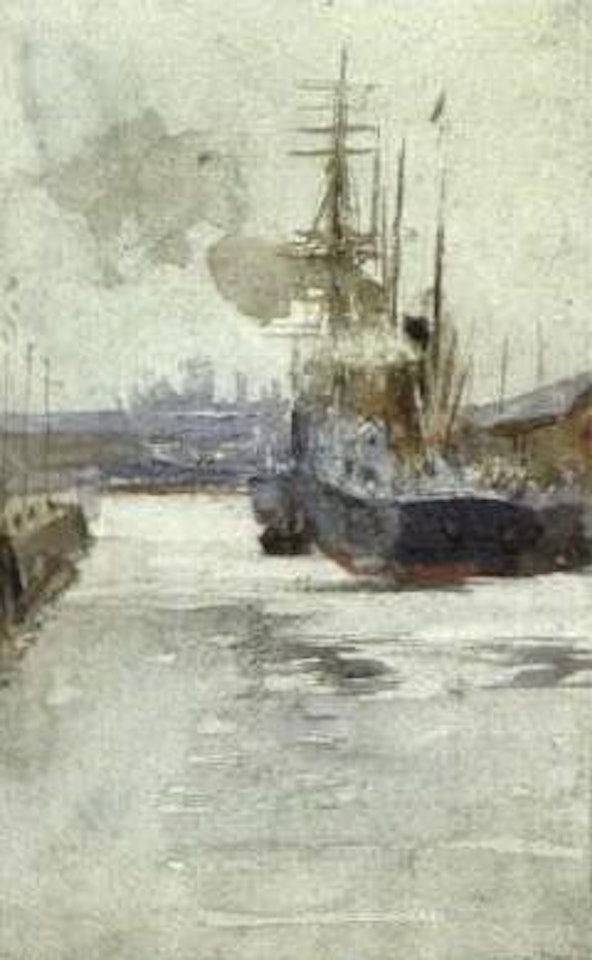 York Dock, Belfast by William Conor