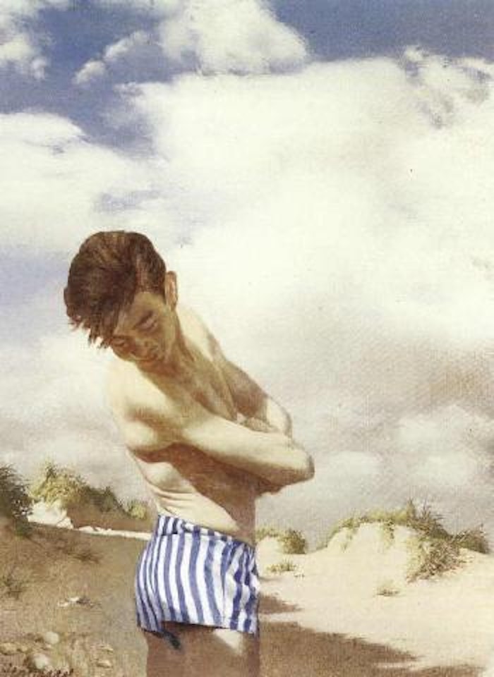 Boy on beach by Patrick Hennessey