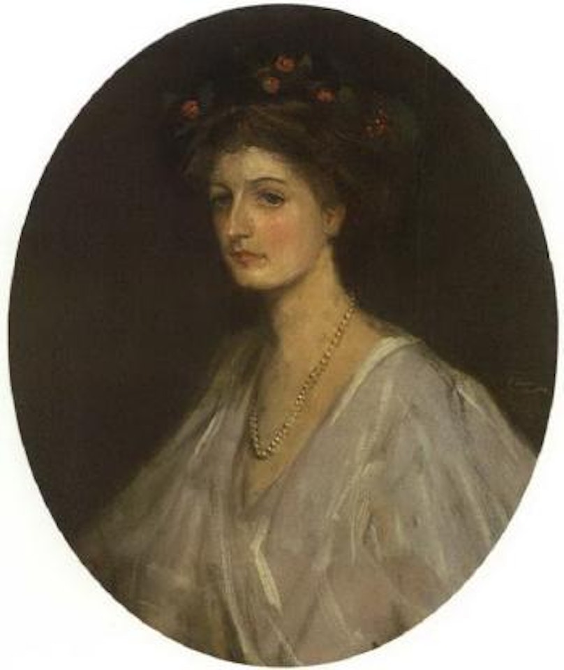 Portrait of lady by John Lavery