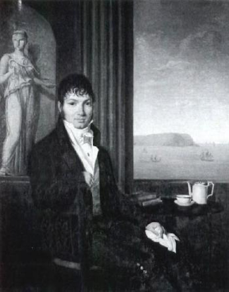 Portrait of ships's captain by Louis-Leopold Boilly