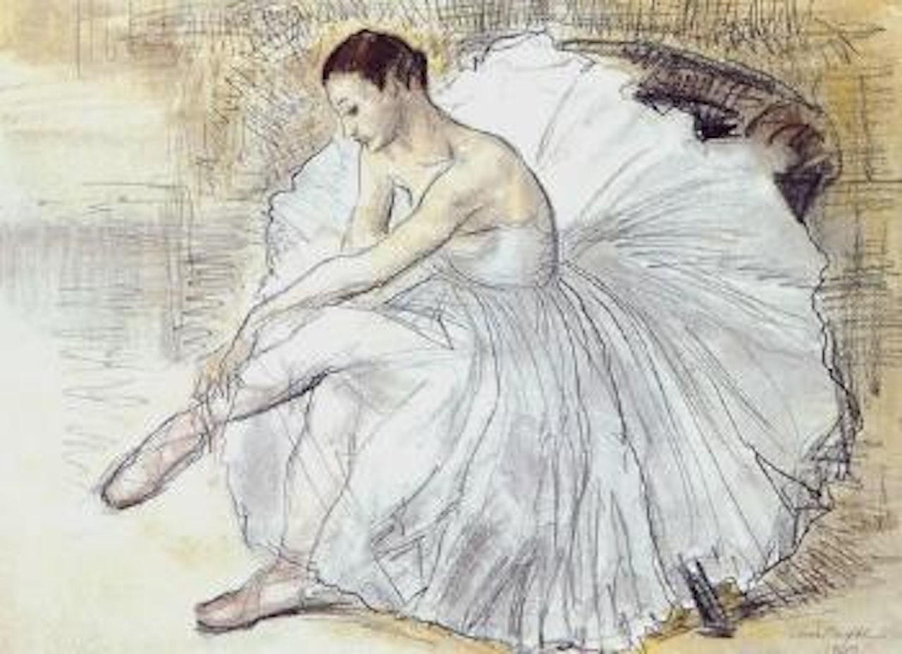 At rest by Laura Knight