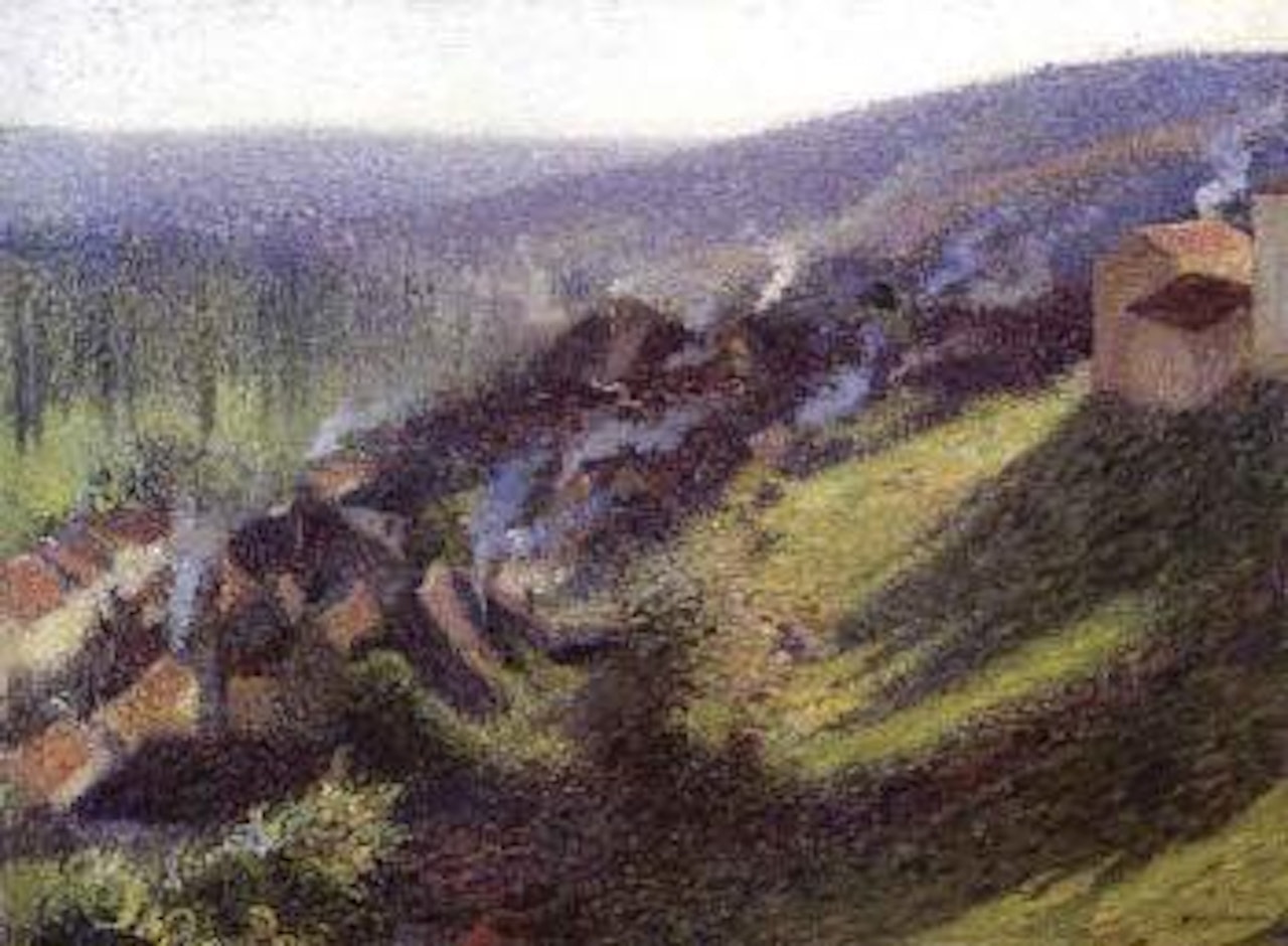 La Bastide du Vert, le matin by Henri Jean Guillaume Martin