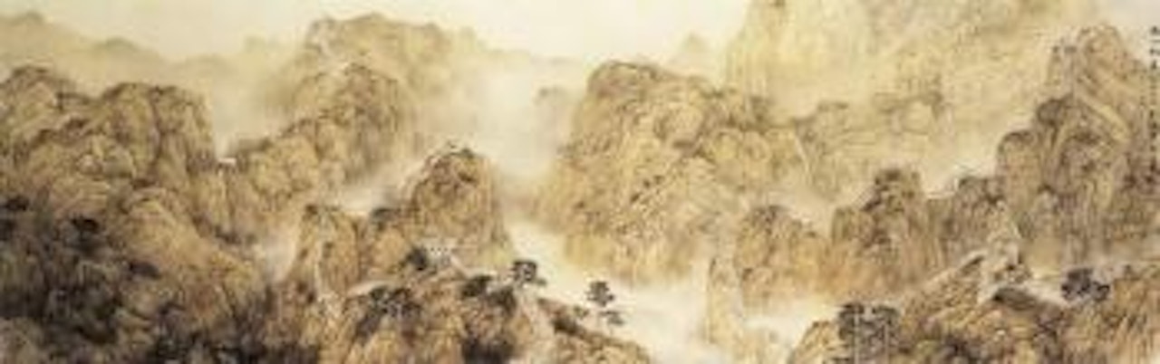 Great Wall in autumn by Liu Xun