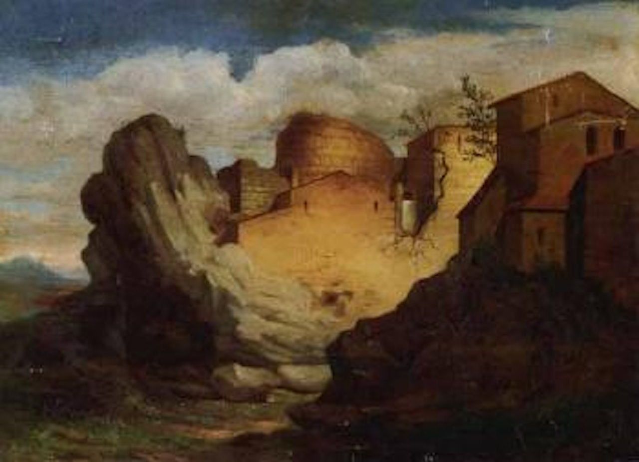 Anthorpomorphic landscape by Italian School